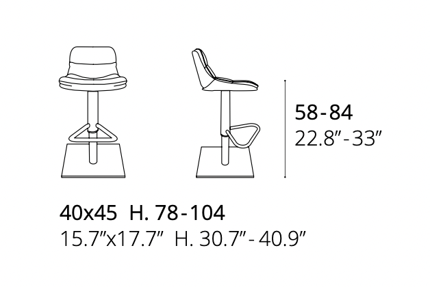 chaise de bar hauteur confortable hauteur assise 80 cm