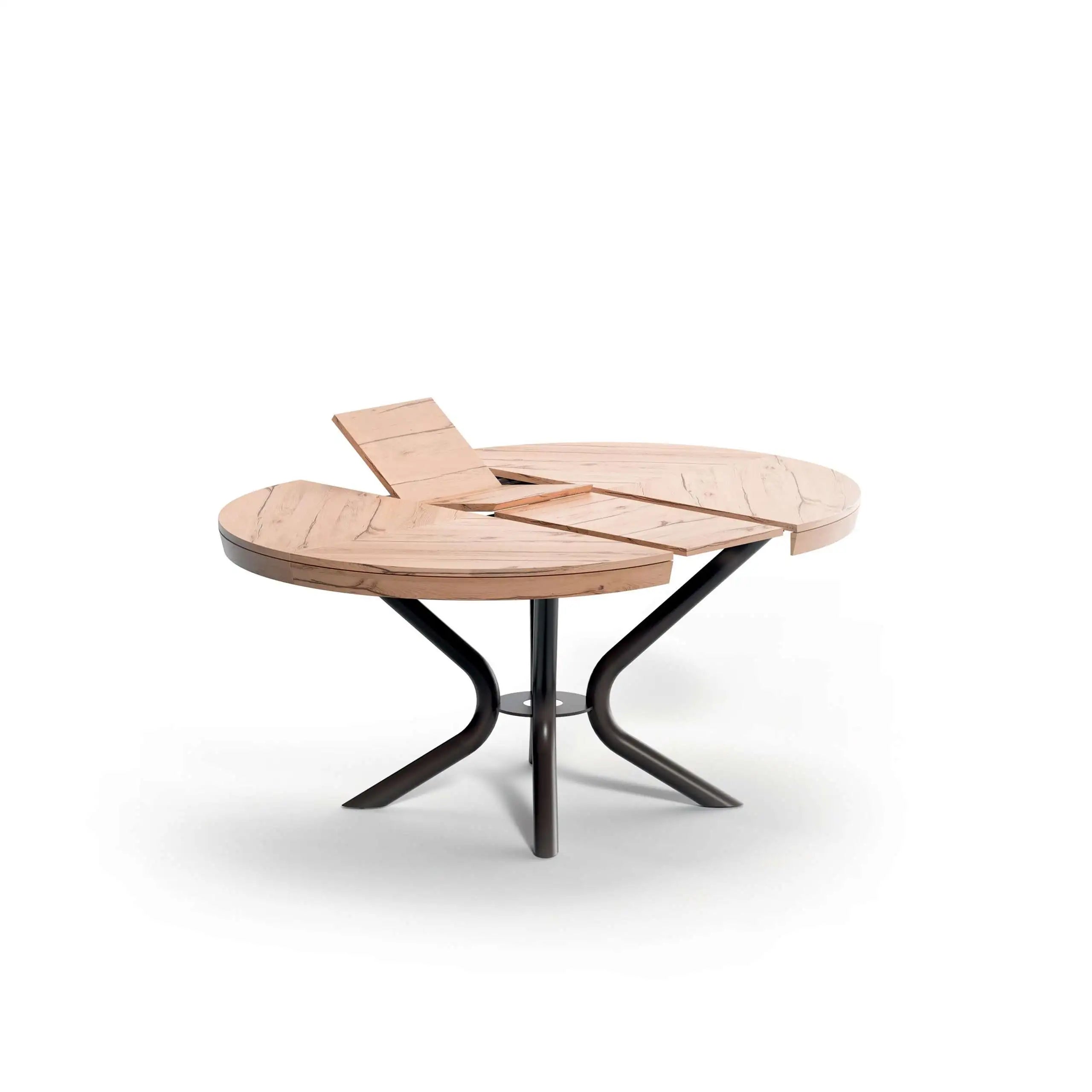 grande table ronde extensible design