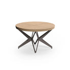 table a manger ronde industrielle extensible