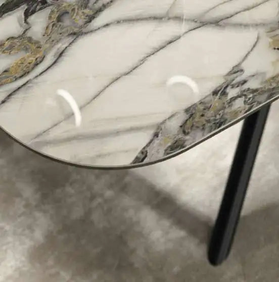 table céramique ovale
