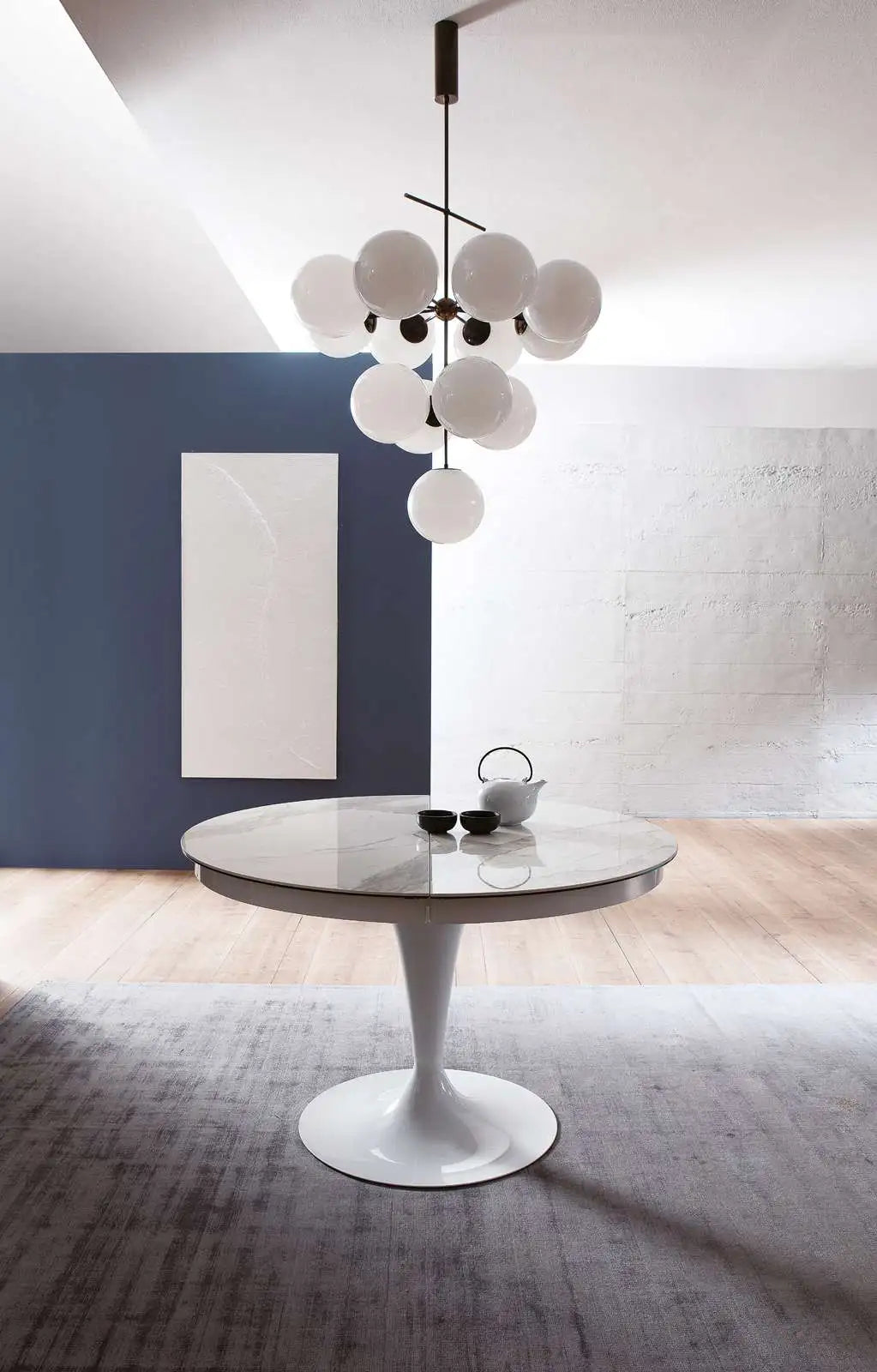 table design extensible pied central