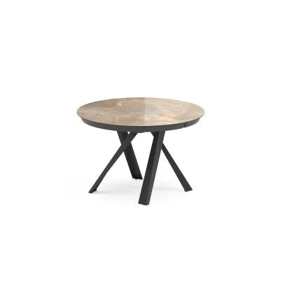 table ronde extensible marbre