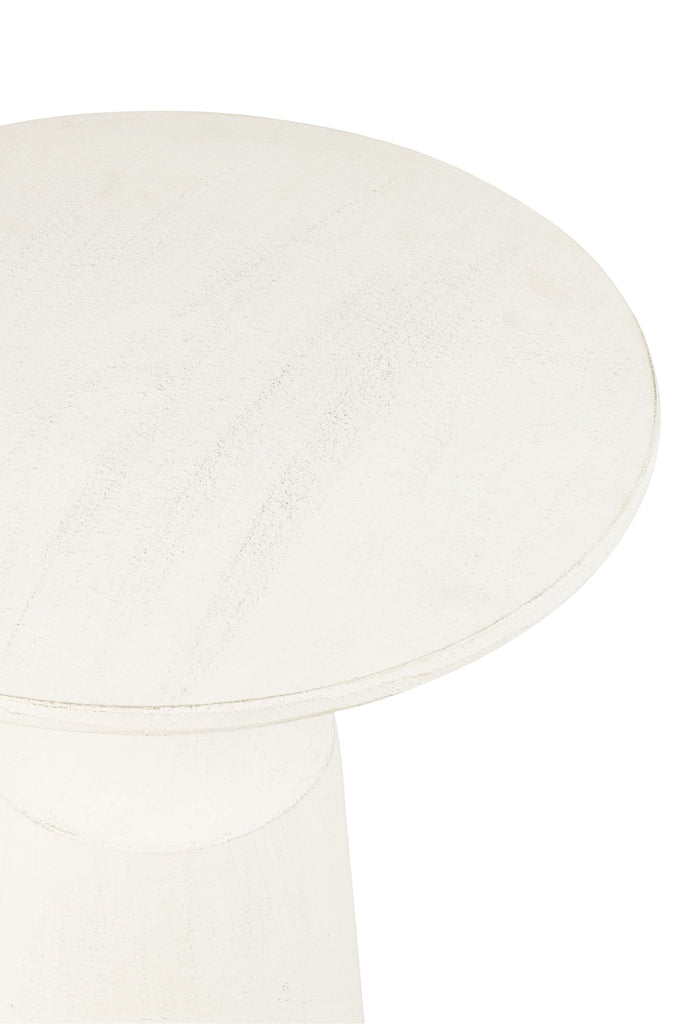 Bout-Canape-Metal-Rond-Blanc-pas-cher