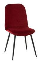 Chaise-Salle-Manger-Rouge-design