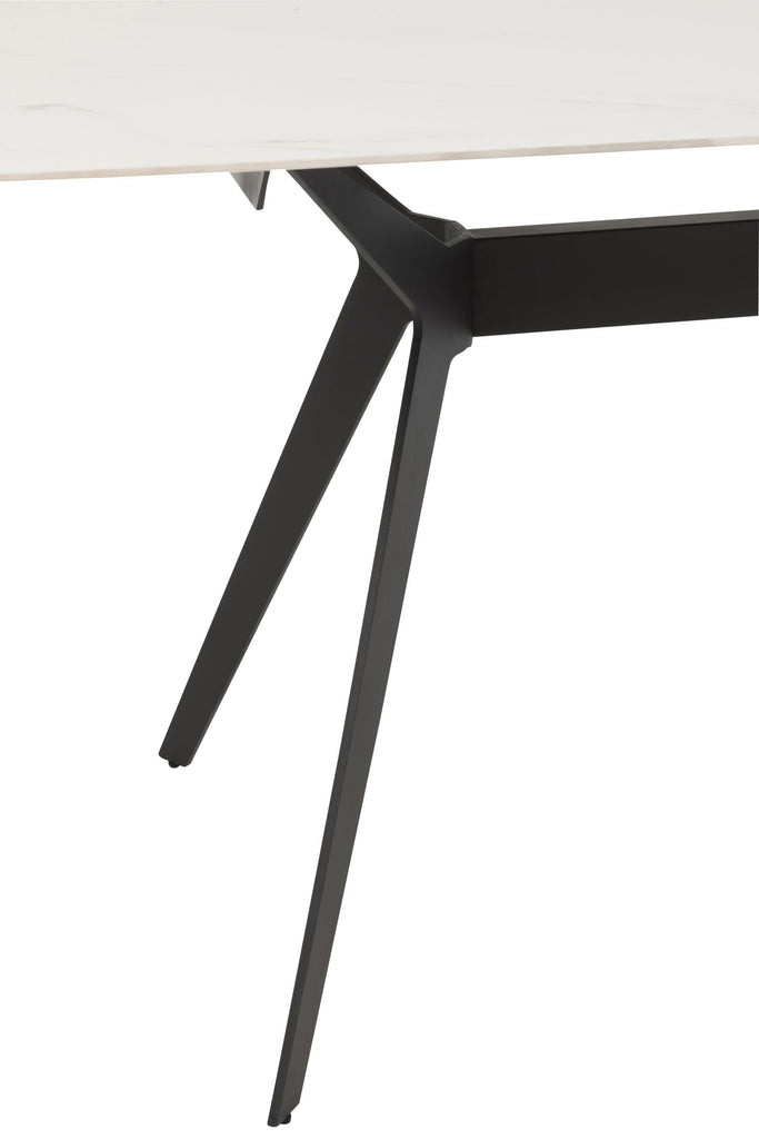 Table-Manger-Rectangulaire-180-Cm-Blanc-Noir-salle-a-manger