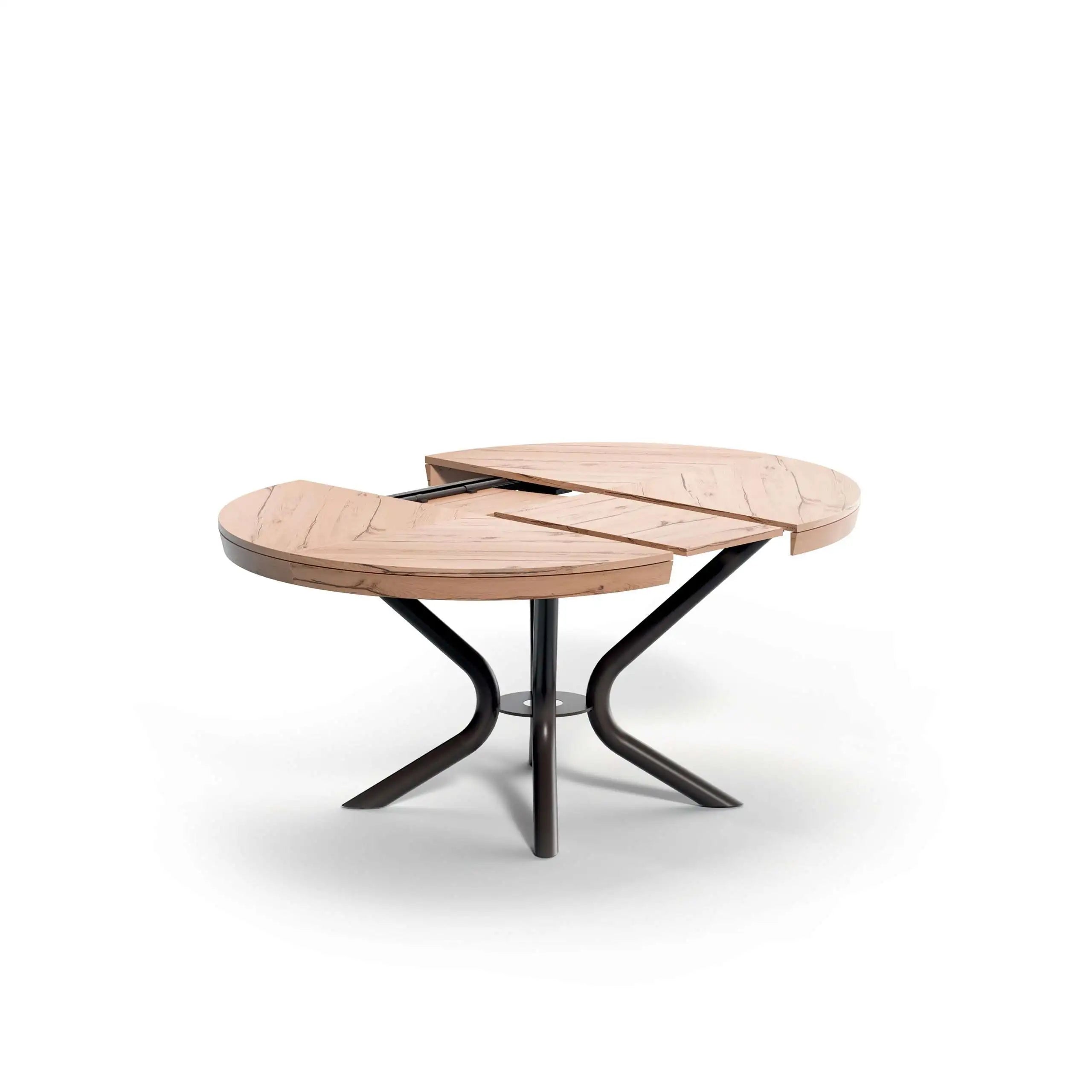 grande table ronde extensible design