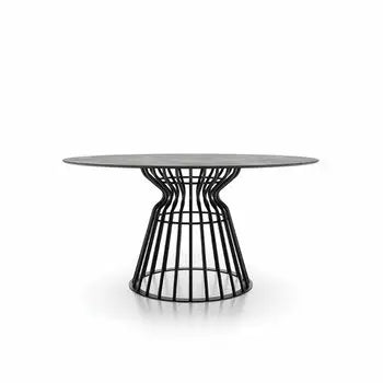 table basse céramique et métal