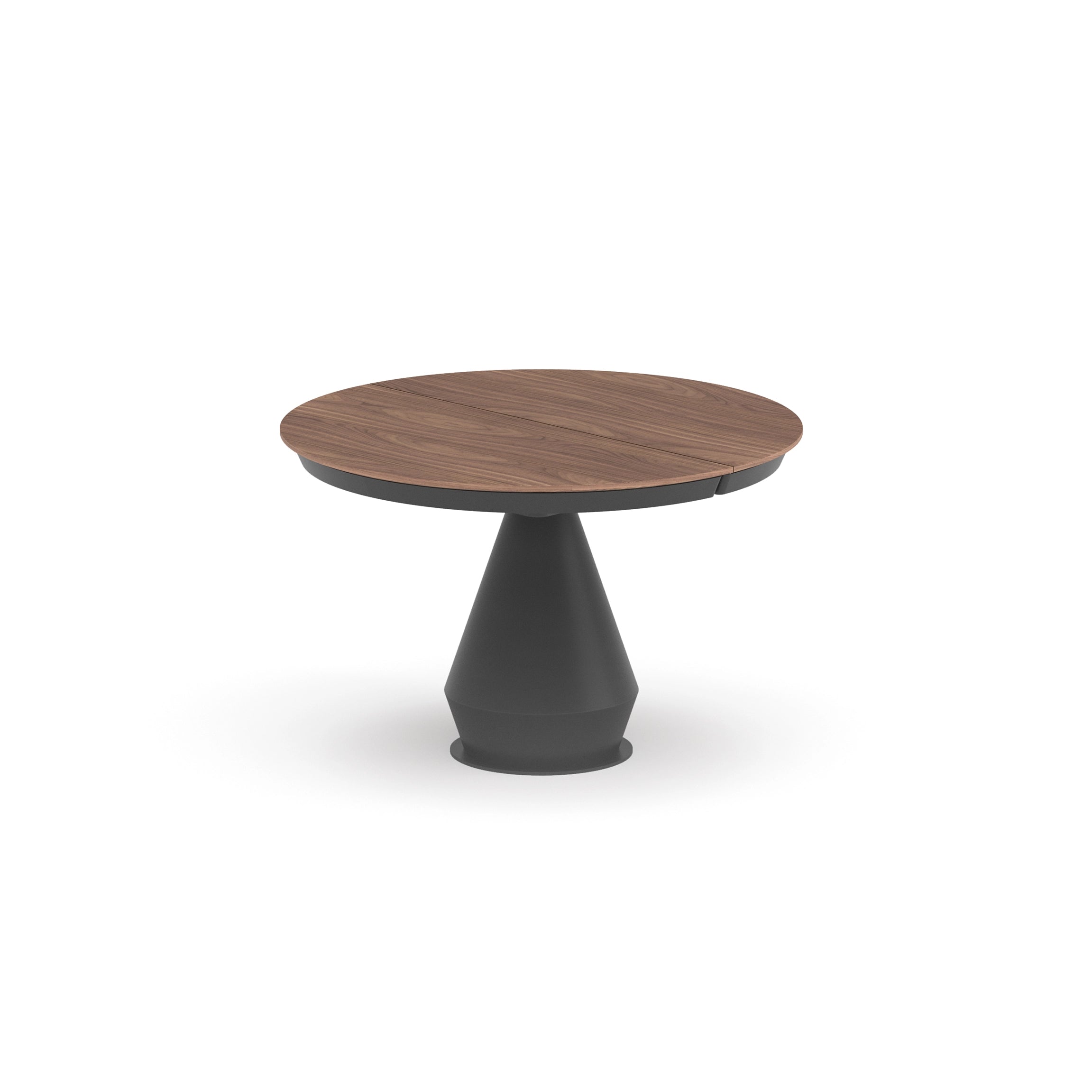 table ceramique extensible pied central