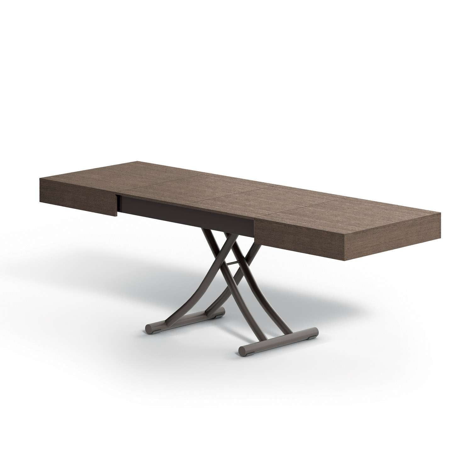 table basse transformable industrielle